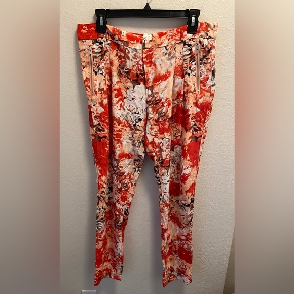 Parker Devlin Silk Floral Pants - Picture 3 of 11